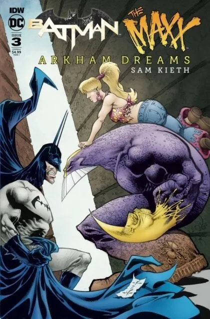 BATMAN THE MAXX: Arkham Dreams #3 A (2018) NM, Sam Ketih Art + Cover, DC/IDW