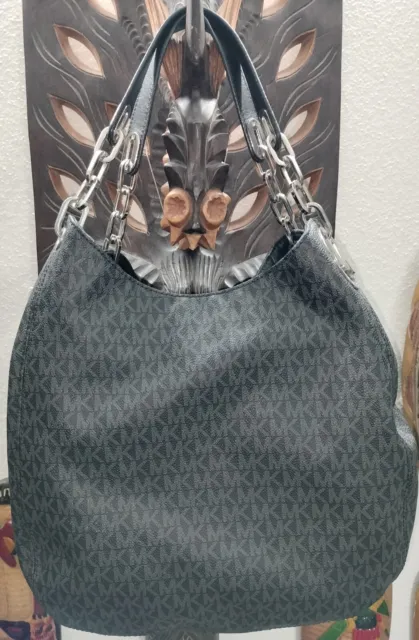 Michael Kors Fulton Large Logo Shoulder Bag Excellent Condition!