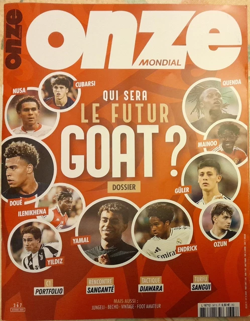 Magazine Onze Mondial N°69 – Bernard Lama PSG – Octobre 1994, Bon état