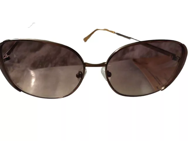 Kenneth Cole Reaction KC1188 SUNGLASSES 59-16-135 Gold/Brown Square Unisex