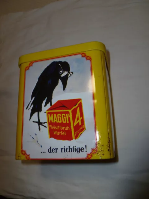 Alte maggi würze Blechdose  alle Seiten und Deckel bedruckt