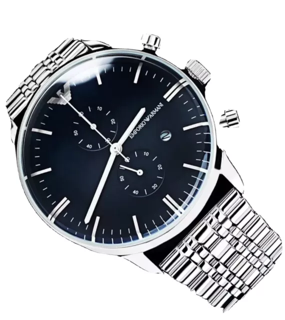 OROLOGIO EMPORIO ARMANI CRONOGRAFO UOMO QUADRANTE BLU SCURO AR1648 miglior regalo