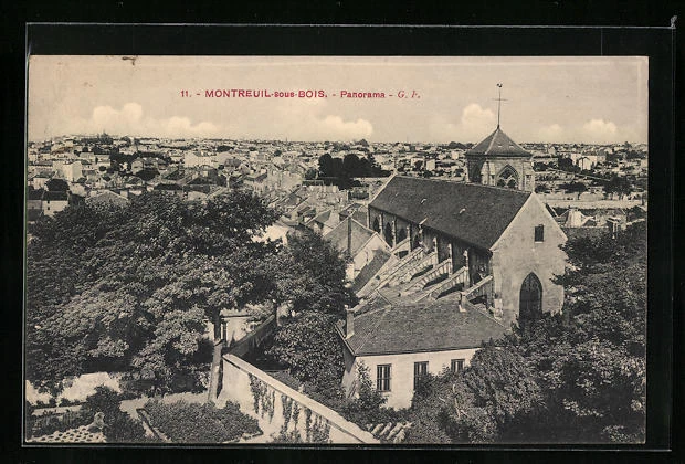 CPA Montreuil-underbois, general view