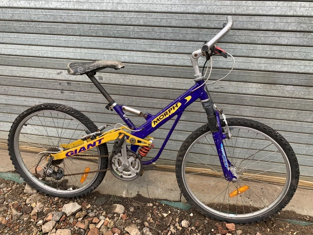 GIANT MORPH FLEX Boys Downhill Full Suspension Bicycle MTB Bike