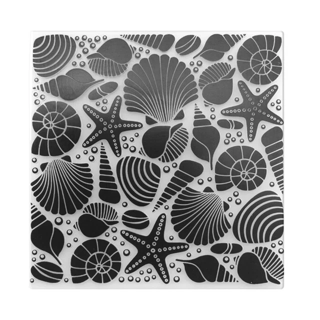 Broadroot Blume Gedruckt DIY Scrapbooking Kunststoff Präge Vorlage Ordner Schabl