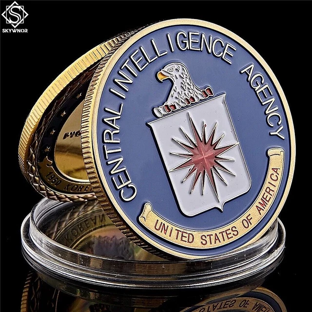 Rare Coin CIA Vintage Coins Lucky Original US Army Silver Gold Color One Dollar Rare Coin CIA Vintage Coins Lucky Original US Army Silver Gold Color One Dollar