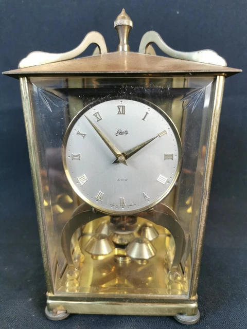 Horloge 400 Jours SCHATZ & SOHNE – Laiton, Balancier Rotatif – Art Déco