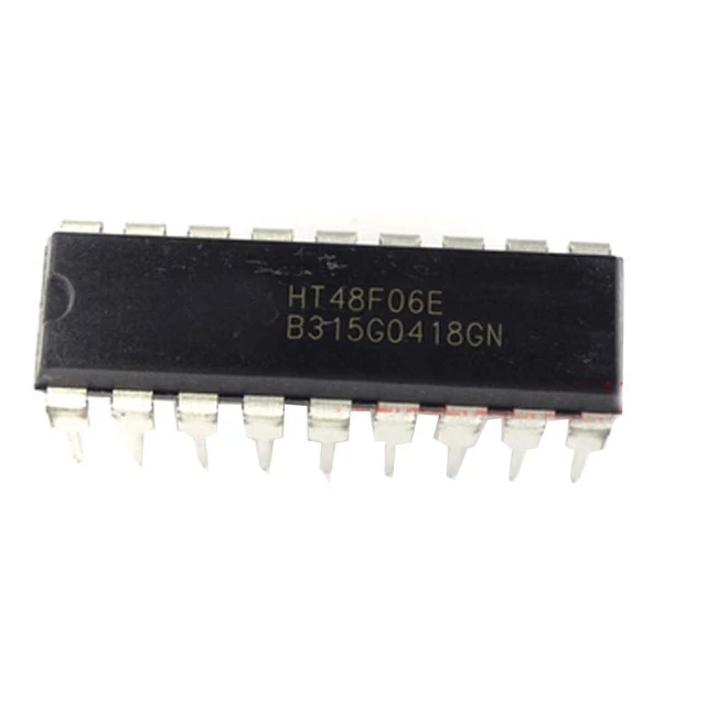 10 PCS HT48F06E HT48F06 DIP-18 48F06E I/O Flash Type MCU with EEPROM IC Chip