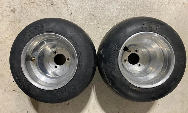 2 BURRIS SS55 11 X 8.10-6 Tire Wheel Go Kart racing Cart Drift Trike Barstool