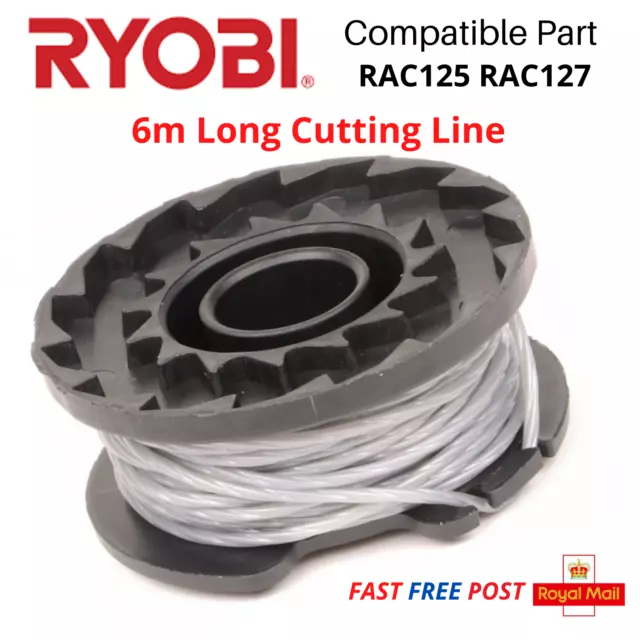 1 X Spool & Line per Ryobi 18 One + Decespugliatore / Trimmer RLT36 RLT36C33