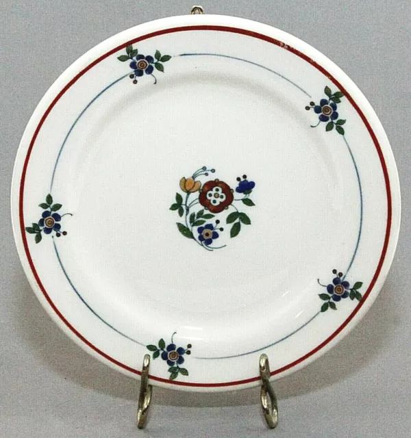 Syracuse China Plate Old Ivory 5.5" Restaurant Ware Floral USA Vintage
