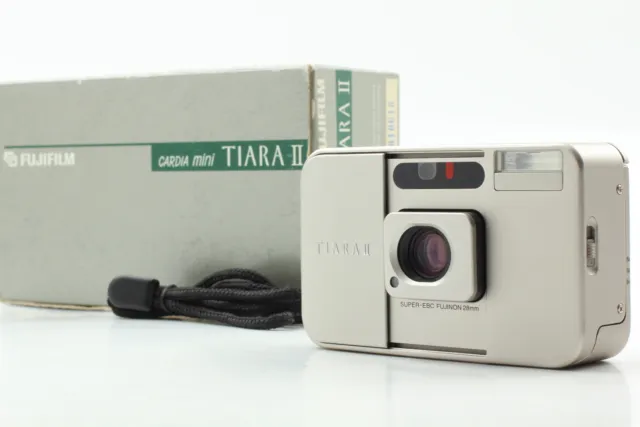 [ Near MINT W/Box ] FUJIFILM TIARA II 35mm Point & shoot film camera From JAPAN