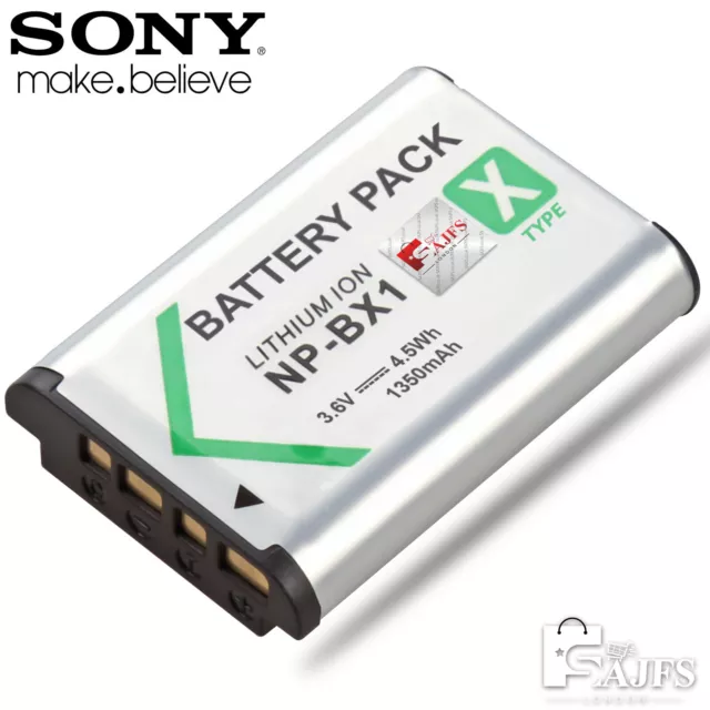 Genuine Battery For Sony NP-BX1 Cybershot Li-Ion 1350mAh 4.5Wh 3.6V RX100 X3000