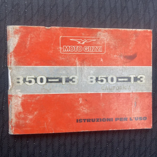 guzzi 850 T3 California Manuale istruzioni per l’uso