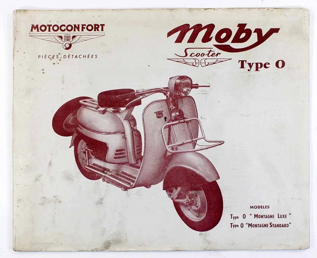 Catalogue vers 1965  MOTOCONFORT - SCOOTER MOBY Type 0