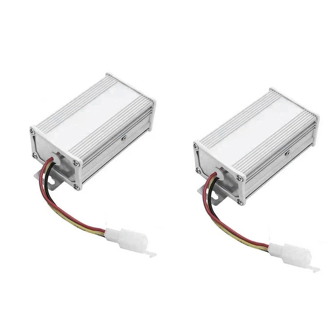 2X Trasformatore Elettronico DC 36V 48V 60V 72V Un 12V 10A Adattatore M8X5