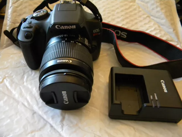 Canon Rebel T7 24.1 mp Camera w/18-55 lens Box Manual