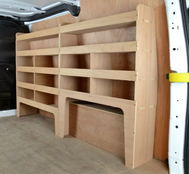 TRANSIT CUSTOM VAN Racking Shelving plywood racks fit L1 SWB L2 LWB
