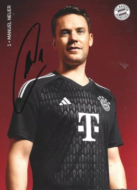 Manuel Neuer-Dfb-Weltmeister-2014-Bayern München-Autogrammkarte-Neu