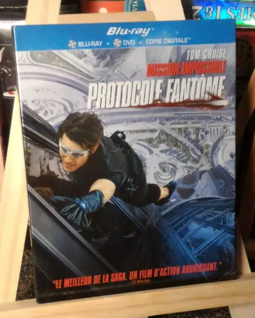 MISSION IMPOSSIBLE : PROTOCOLE FANTOME (2011) -Tom Cruise- Blu-Ray  OCCASION