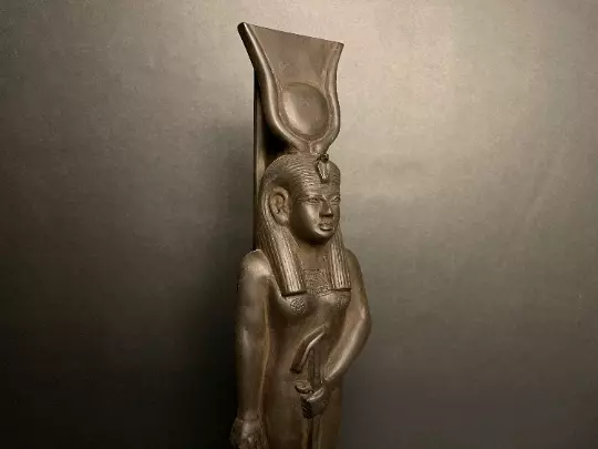 Marvelous Replica of HATHOR Artifact Egyptian goddess of the sky , women