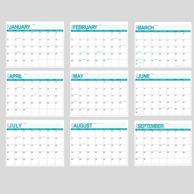 REMINDER BOARD Refrigerator Calendar 18month Fridge 20242025
