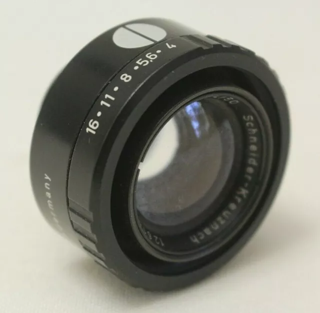 SCHNEIDER-KREUZNACH COMPONENTE f1.4/50mm Objetivo de ampliación MADE IN GERMANI