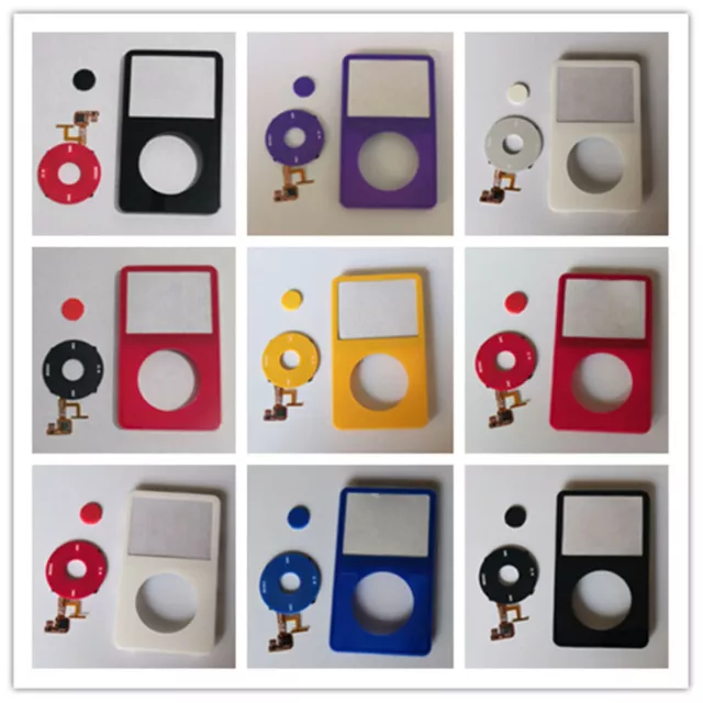 🌈Front Face Plate &Turntable & Dots Apple iPod Classic Video 5 5.5th Gen 30 DIY