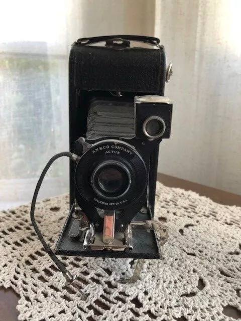 ANSCO Junior No.1A Antique Folding Bellows Camera USA  Vintage