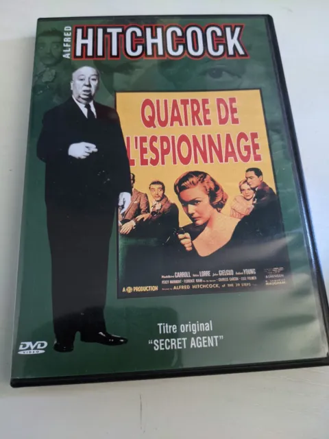Quatre de l'espionnage dvd Hitchcock