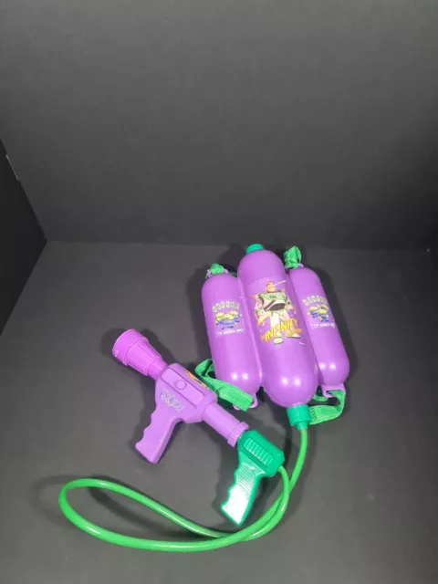 Vintage Disney Water Gun Backpack Buzz Lightyear Outdoor Toys for Kids