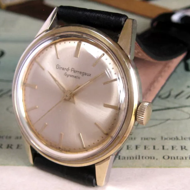 MONTRE AUTOMATIQUE HOMME 1961 originale Girard Perregaux GYROMATIC