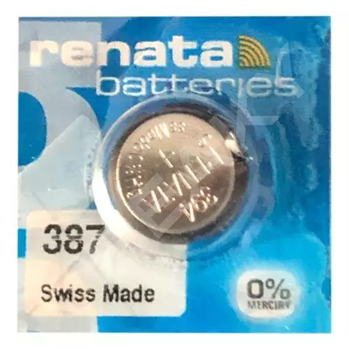 387S SR1136S Watch Battery for Bulova Accutron 1.55v RENATA Swiss Made  [1-Pack]