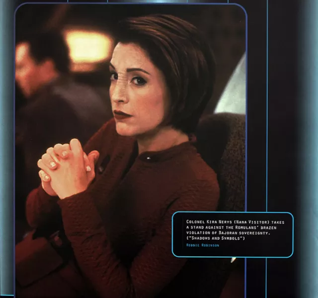 Star Trek Poster Page Deep Space Nine Colonel Kira Nerys . D0L