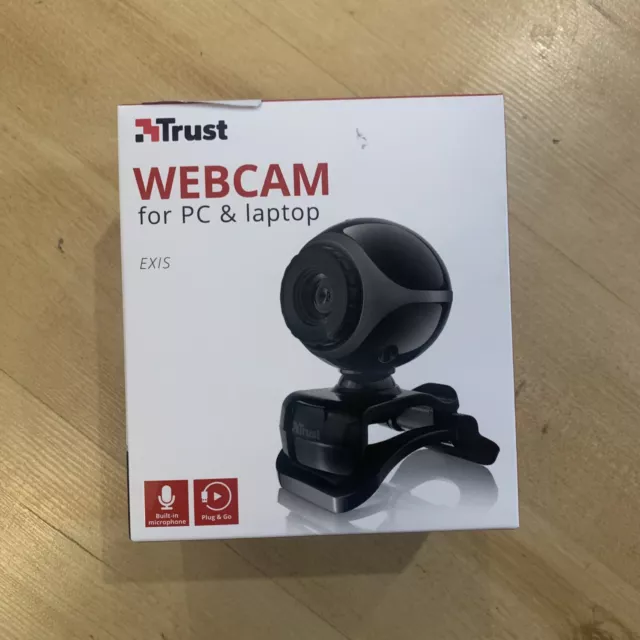 TRUST EXIS 17030 WEBCAM 640 x 480Pixel. For PC Laptop 10.00