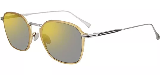 John Varvatos Stanton Men's Gold-Tone Titanium Sunglasses - V541GLD52 - Japan