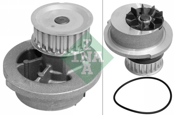 Pompe à Eau INA 538 0311 10 Avec Joint - Compatible Opel Meriva, Astra, Zafira, Mokka 1.7 CDTI - Référence OE 1334268, 98003100 - 5
