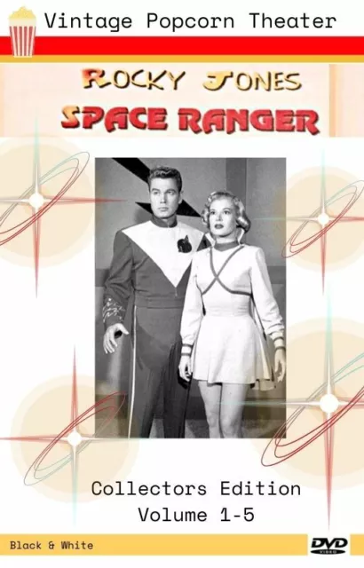 Rocky Jones-Space Ranger-Science Fiction Television Show-13 DVDs Rare+Bonus!
