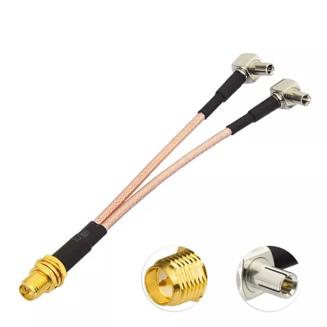 4G LTE Antenna Splitter Cable 2x TS9 For Netgear NIGHTHAWK M1 MR1100 mobile WiFi