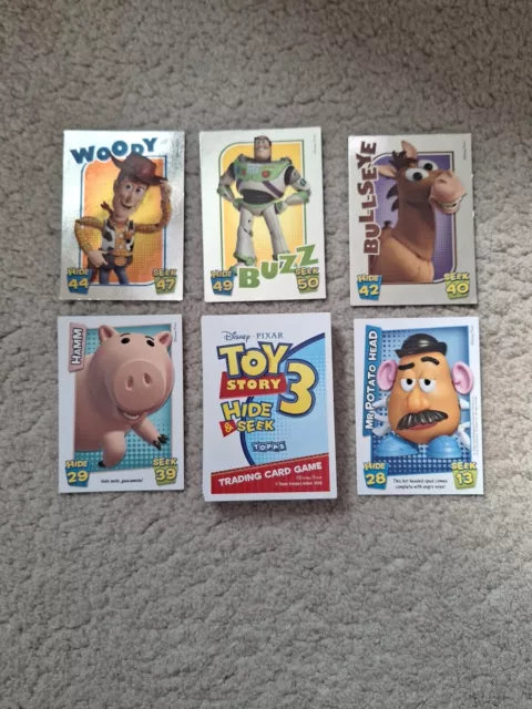 Topps - Disney Toy Story 3 - Trading Cards Game - From 2010 - 44 Cards in Total