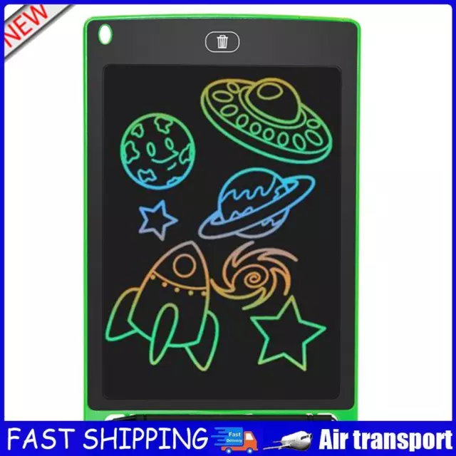 LCD Writing Tablet LCD Display Tablet with Pen 8.5 Inch (Green Multicolor) AU