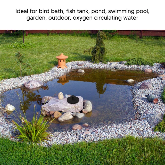 Solar Fountain Pump 10V Solar Pump Highly Efficient Dry Operation Protection