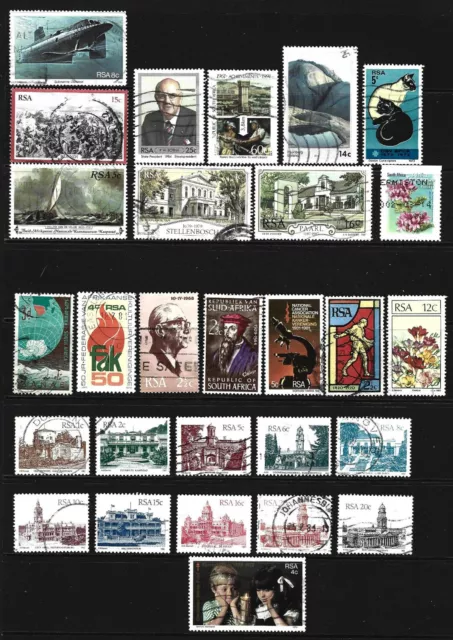 South Africa .. Collection of used postage stamps .. 12903