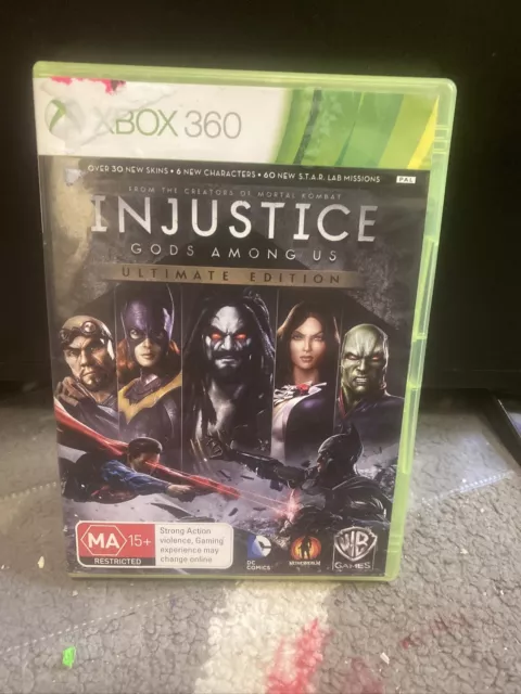 INJUSTICE GODS AMONG Us - Microsoft Xbox 360 PAL Game - No Manual $12.95 -  PicClick AU