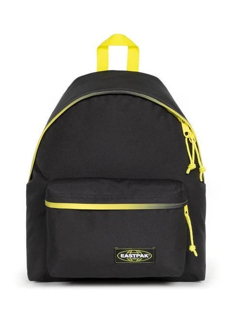 Eastpak noir online avec des fleurs