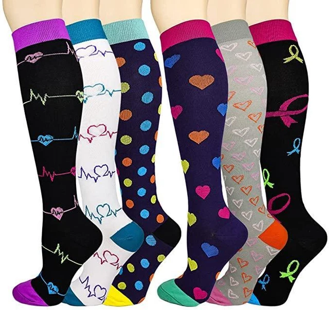 Medias de compresión para mujer y hombre Calcetines de compresión Medias de apoyo para correr