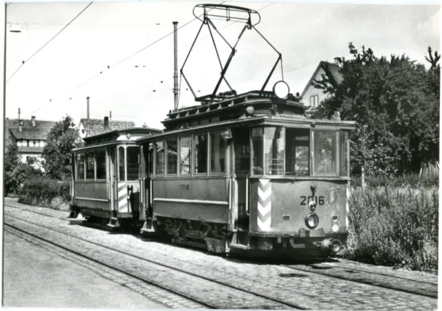 AK STUTTGART STAMMHEIM Straßenbahn, Salzstreu-Triebwagen 1963 /Reprint 60/70er