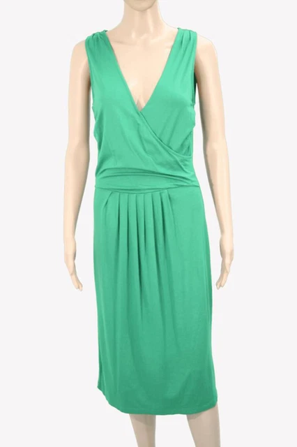Hobbs Robe Femmes Gr. 36 (UK10) Vert Robe D'Été Robe Décontractée Élégant Robe