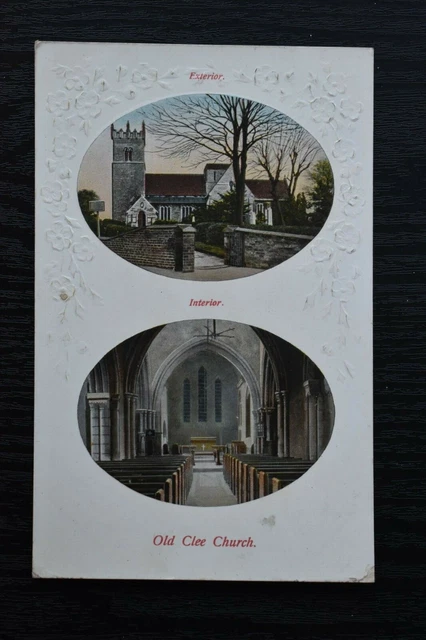 CARTE POSTALE OLD Clee Church Grimsby Lincolnshire postée 1910 EUR 8,36