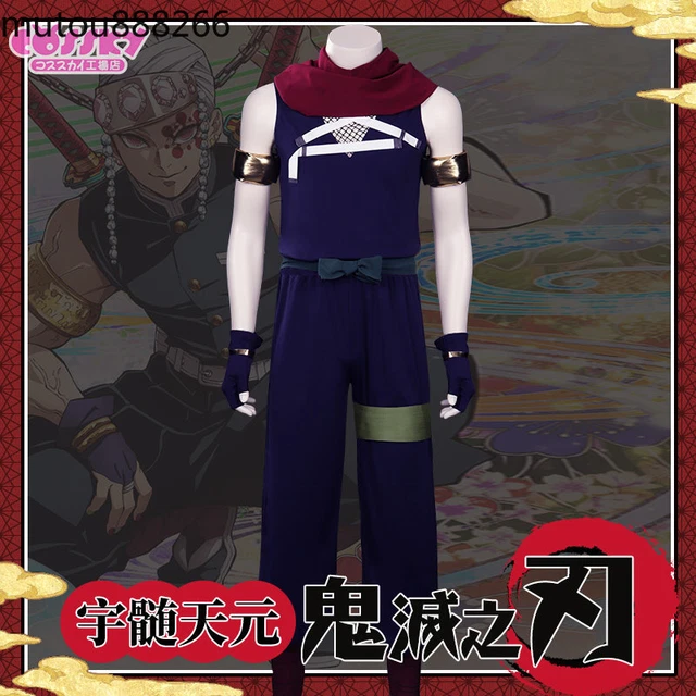 kimetsu no yaiba Uzui Tengen Cosplay Costume Halloween Party Men Woman